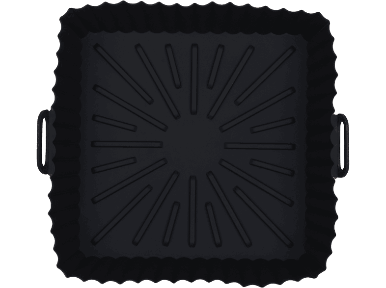 REACONDICIONADO Seminuevo Muy bueno Accesorio freidora - KOENIC HO330023, Base de Silicona, Kit 2 Piezas, 20 cm, Apto Lavavajillas, Microondas