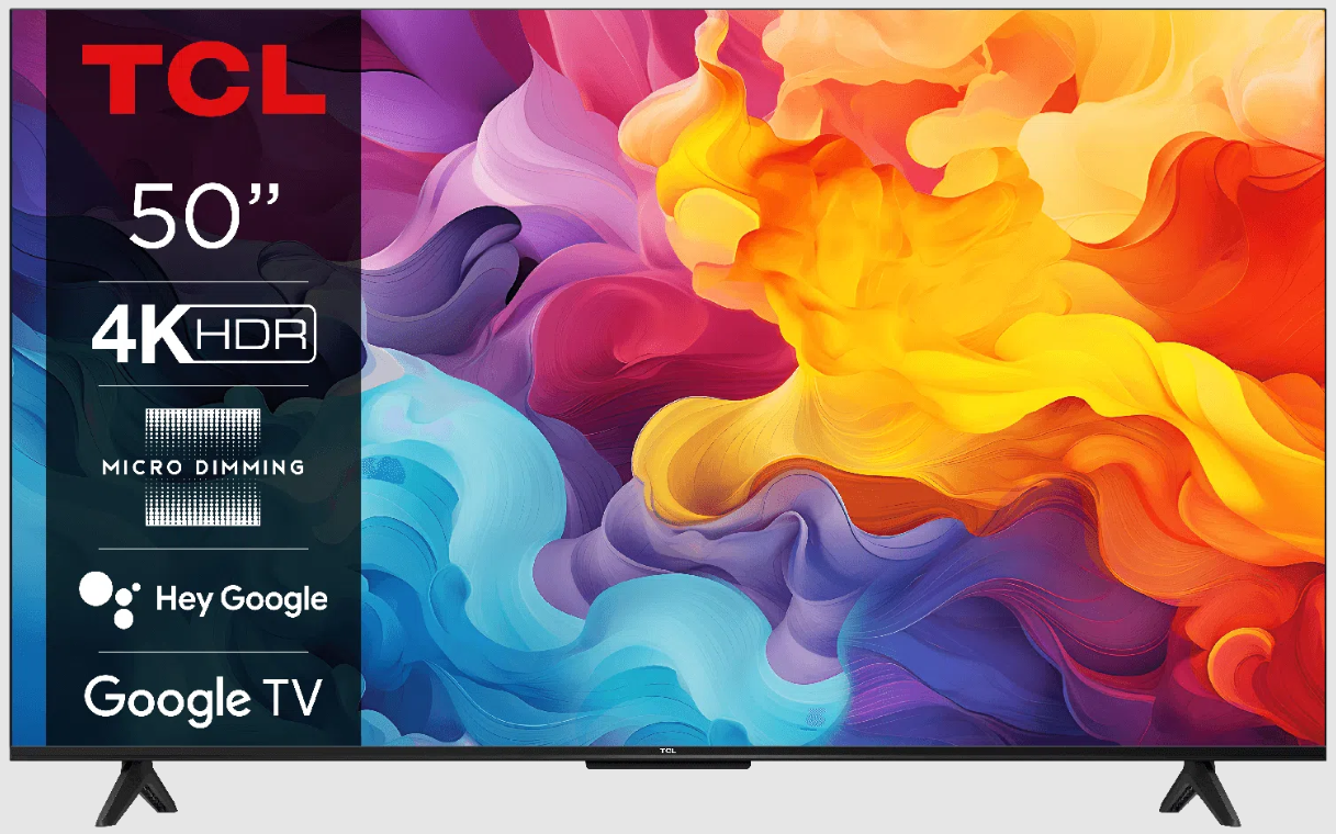Telewizor TCL 50V6B 50" 4K Google TV Micro Dimming