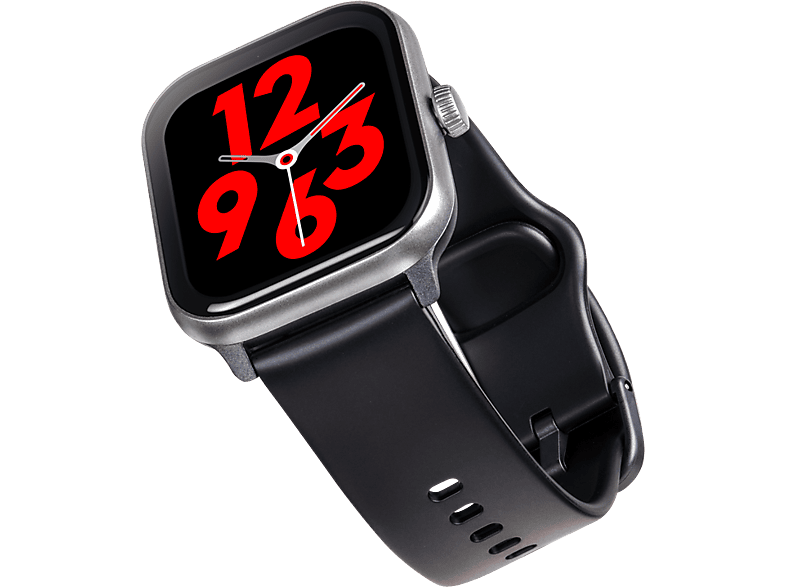 TTEC Tempus Pro 47mm Amoled Ekranlı Kare Plastik Kasa Akıllı Saat Siyah_1