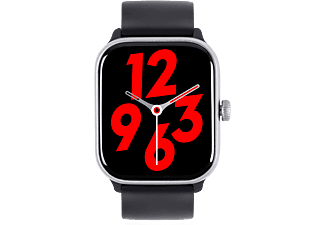 TTEC Tempus Pro 47mm Amoled Ekranlı Kare Plastik Kasa Akıllı Saat Siyah