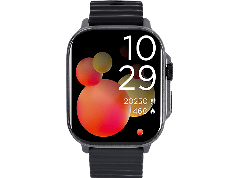 TTEC 2SW03S Tempus 51mm TFT Ekranlı Kare Metal Kasa Akıllı Saat Siyah