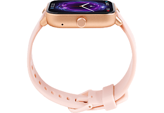 TTEC Tempus 46mm TFT Ekranlı Kare Plastik Kasa Akıllı Saat Rose Gold_4