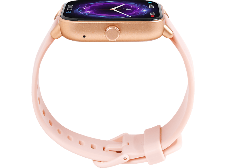 TTEC Tempus 46mm TFT Ekranlı Kare Plastik Kasa Akıllı Saat Rose Gold_4