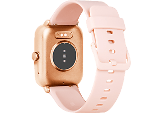 TTEC Tempus 46mm TFT Ekranlı Kare Plastik Kasa Akıllı Saat Rose Gold_5