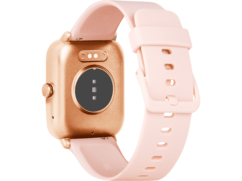 TTEC Tempus 46mm TFT Ekranlı Kare Plastik Kasa Akıllı Saat Rose Gold_5