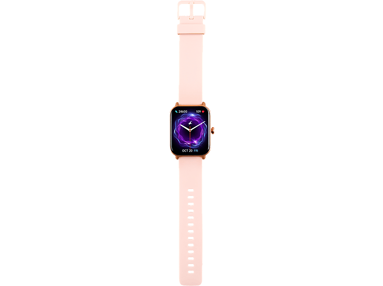 TTEC Tempus 46mm TFT Ekranlı Kare Plastik Kasa Akıllı Saat Rose Gold_6