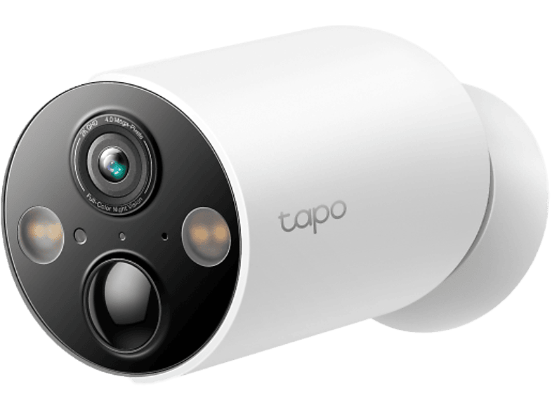 TP LINK Tapo C425 okos vezeték nélküli biztonsági kamera, 2K, IP66, Night Vision, fehér