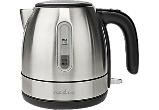 NEDIS KAWK300EAL Elektromos vízforraló, 1.0 l, 2200 W, inox