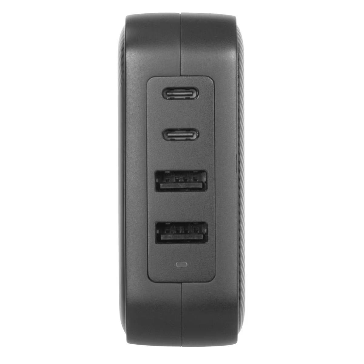 Cargador - Targus APA109GL, De pared, 100 W, 2 x USB-C 2 x USB-A, Negro