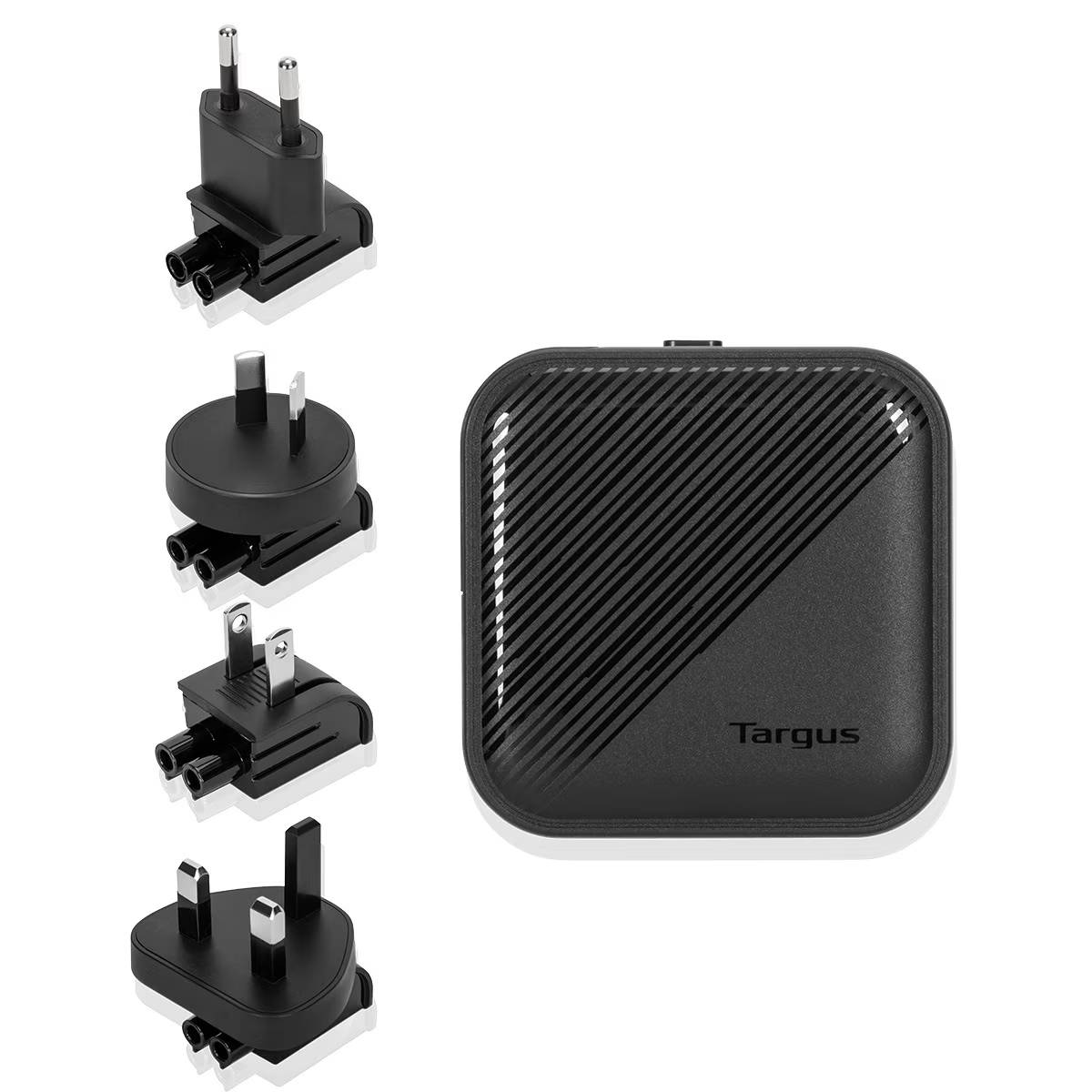 Cargador - Targus APA803GL, De pared, 65 W, USB-C, USB-A, Negro