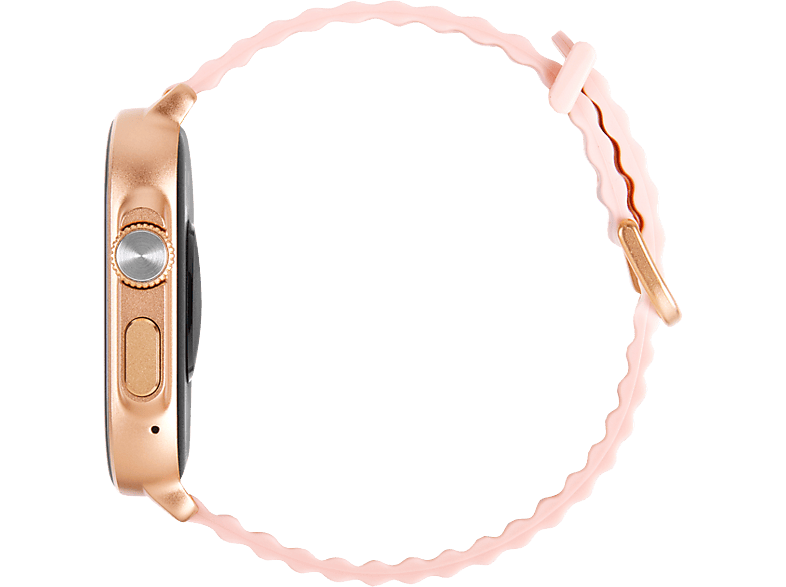 TTEC Tempus 51mm TFT Ekranlı Kare Metal Kasa Akıllı Saat Rose Gold_2