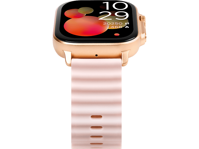 TTEC Tempus 51mm TFT Ekranlı Kare Metal Kasa Akıllı Saat Rose Gold_5