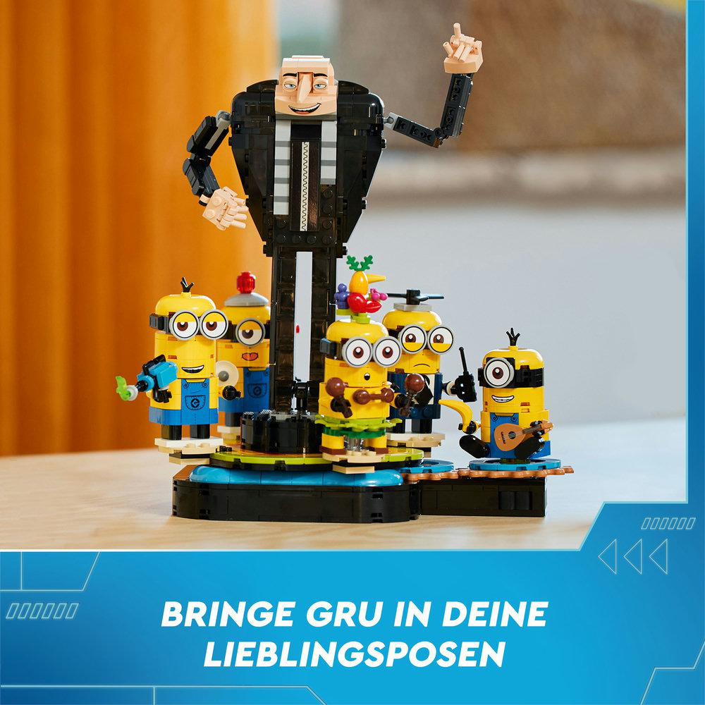 Ein Lego-Set mit dem Wort Gru darauf.