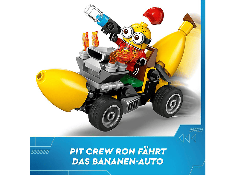LEGO Despicable Me 75580 Minions und das Bananen Auto Bausatz, Mehrfarbig