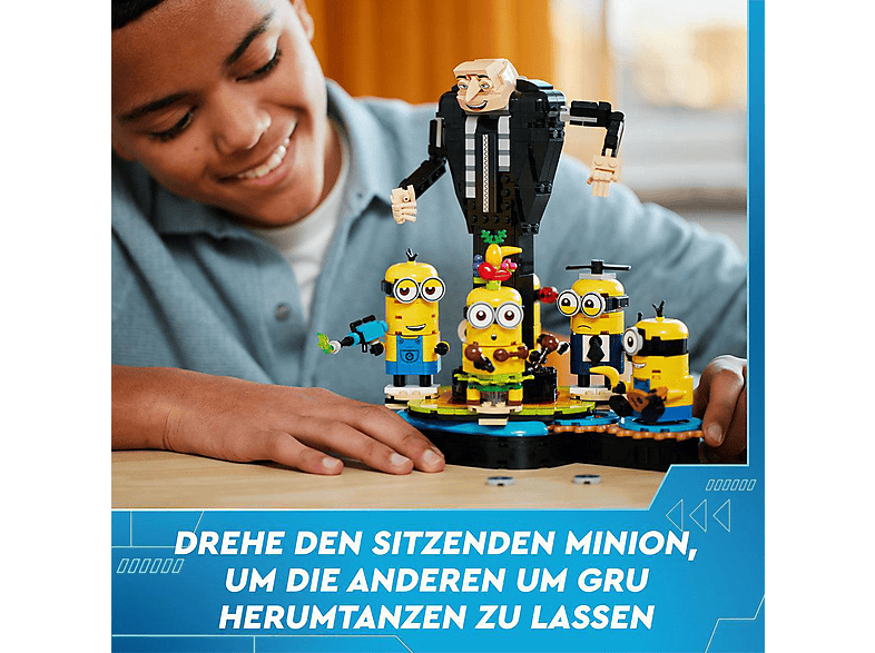 Thumbnail - LEGO Despicable Me 75582 Gru und die Minions aus LEGO® Steinen Bausatz, Mehrfarbig