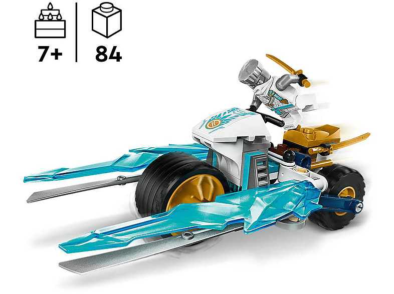Thumbnail - LEGO Ninjago 71816 Zanes Eismotorrad Bausatz, Mehrfarbig