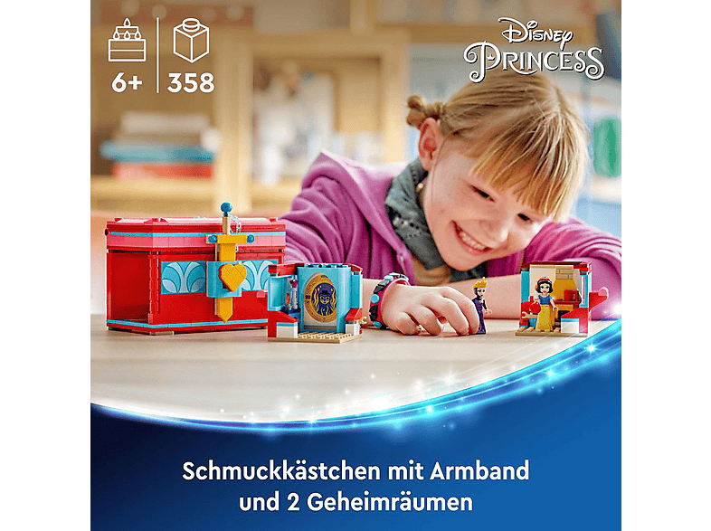 Thumbnail - LEGO Disney Princess 43276 Schneewittchens Schmuckkassette Bausatz, Mehrfarbig