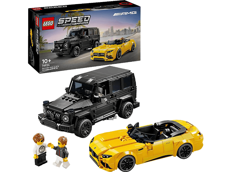 LEGO Speed Champions 76924 Mercedes AMG G 63 Mercedes AMG SL 63 Bausatz Mehrfarbig