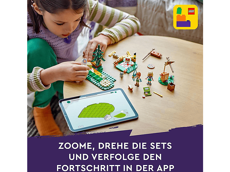 Thumbnail - LEGO Friends 42622 Bogenschießen im Abenteuercamp Bausatz, Mehrfarbig