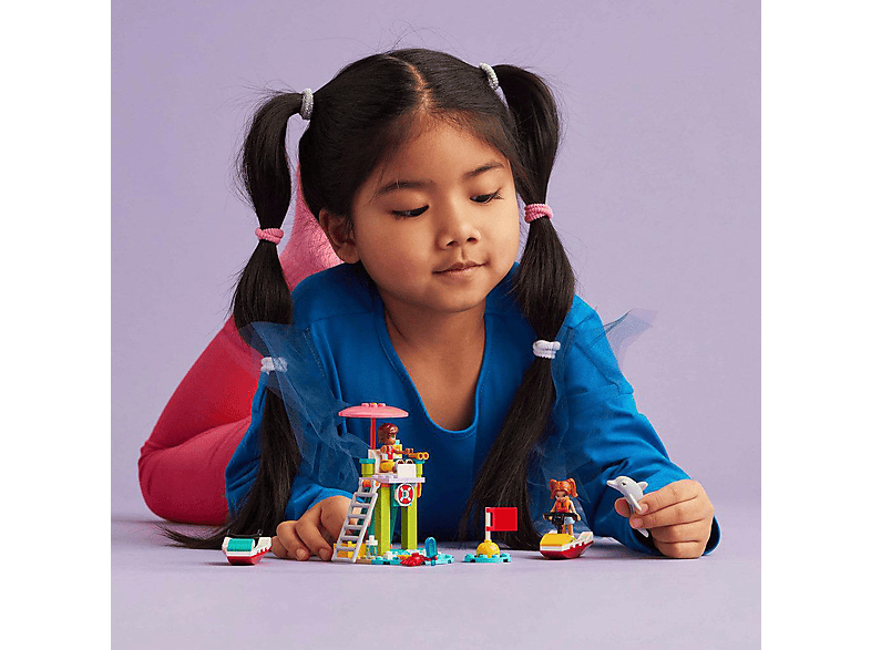 Thumbnail - LEGO Friends 42623 Rettungsschwimmer Aussichtsturm mit Jetskis Bausatz, Mehrfarbig