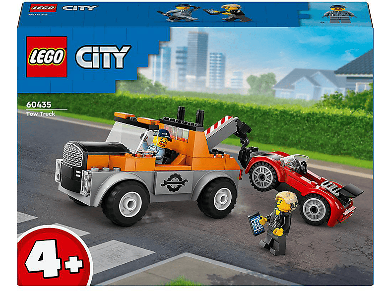 LEGO City 60435 Abschleppwagen mit Sportauto Bausatz, Mehrfarbig ...