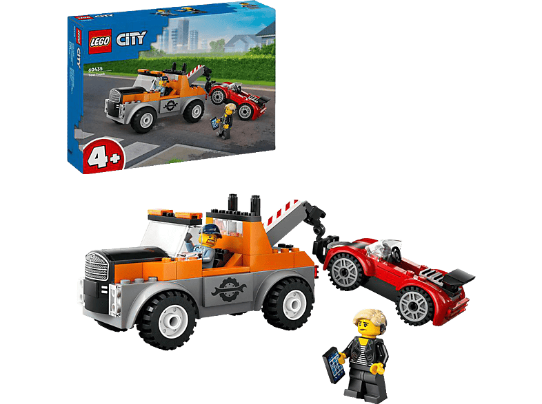 LEGO City 60435 Abschleppwagen mit Sportauto Bausatz, Mehrfarbig | SATURN