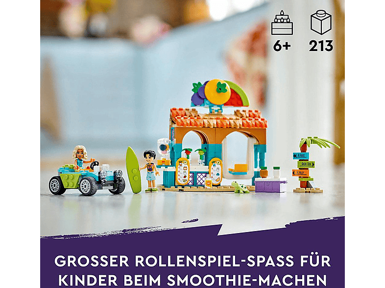 Thumbnail - LEGO Friends 42625 Smoothie-Stand am Strand Bausatz, Mehrfarbig