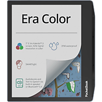 MediaMarkt POCKETBOOK Era Color Grijs - 7 inch - 32 GB (ongeveer 24.000 e-books) - Spatwaterbestendig aanbieding