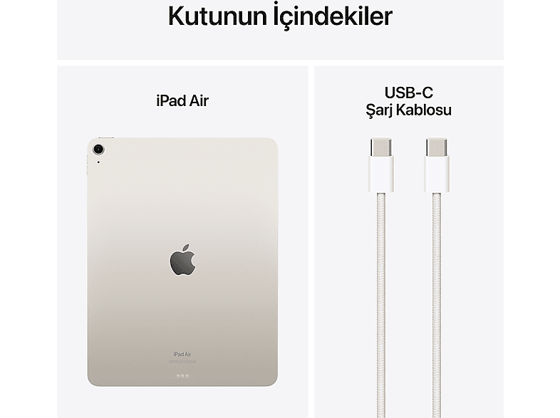 APPLE 13" iPad Air Wi-Fi 128GB Tablet Yıldız Işığı MV293TU/A_9