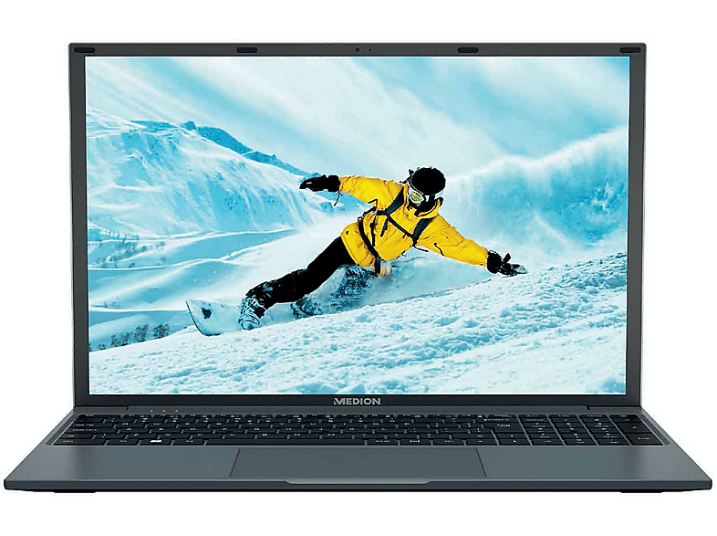 Medion E15423, 15,6", processore Intel Core I3 1115G4, Intel UHD Graphics, 8 GB, 256 GB Ssd, Grigio siderale Notebook