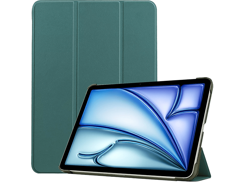 Just In Case Trifold Hoes voor iPad Air 11 2024/2025 Groen