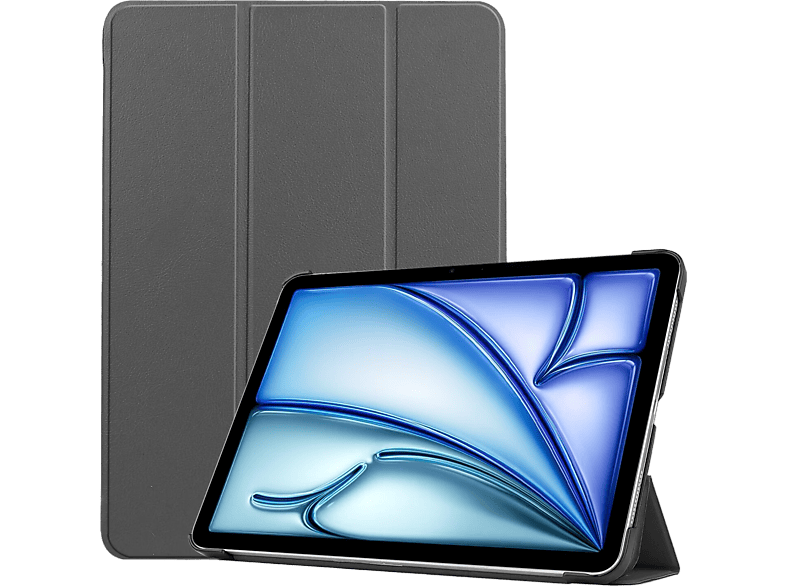 Just In Case Trifold Hoes voor iPad Air 11 (2025 / 2024) Grijs