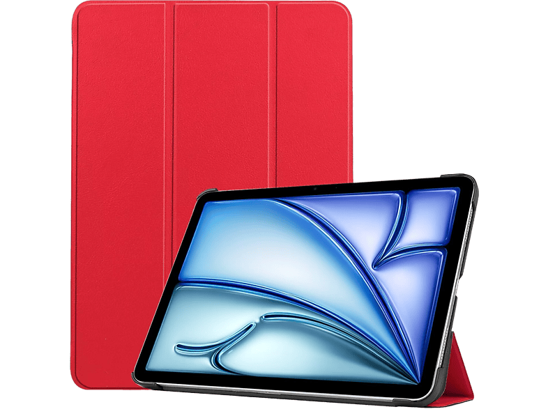 Just In Case Étui Trifold pour Apple iPad Air 11 (2025 / 2024) Rouge