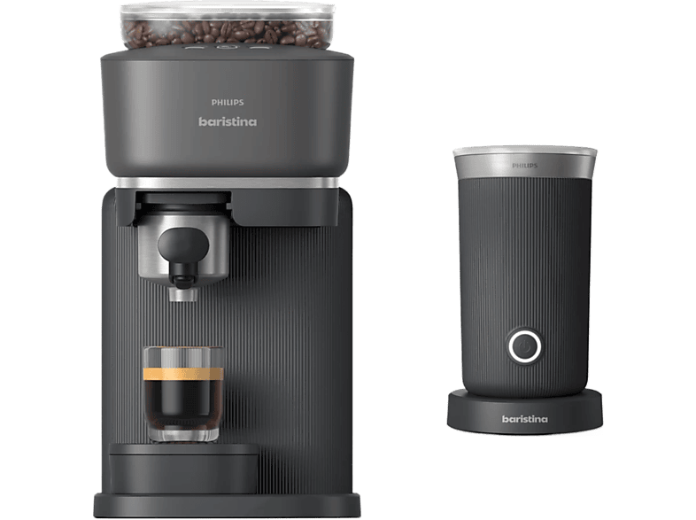 Philips Bar303/60 Milkfrother Bundle - Semi Automatische Espressomachine Zwart