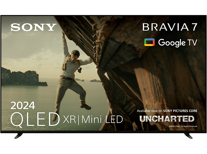 SONY K65XR70 BRAVIA 7 UHD 4K HDR Google QLED Mini LED TV 120 Hz, 164 cm