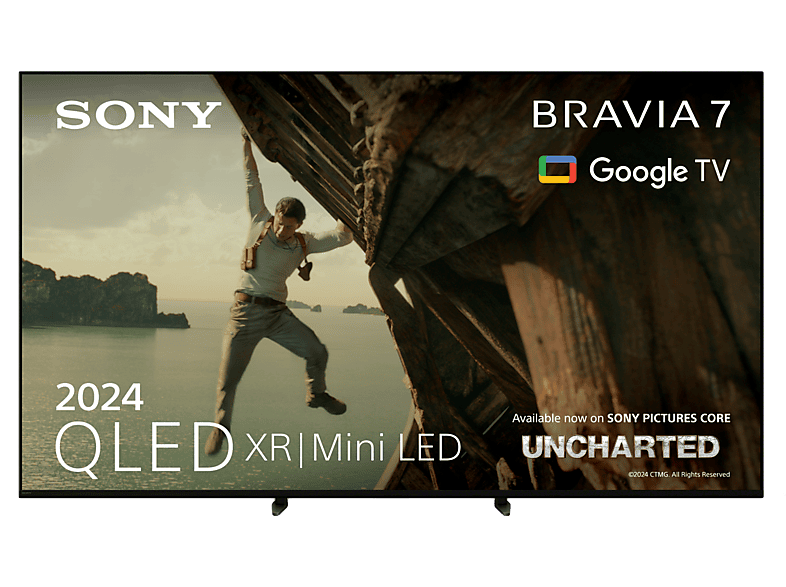 SONY K75XR70 BRAVIA 7 UHD 4K HDR Google QLED Mini LED TV 120 Hz, 189 cm