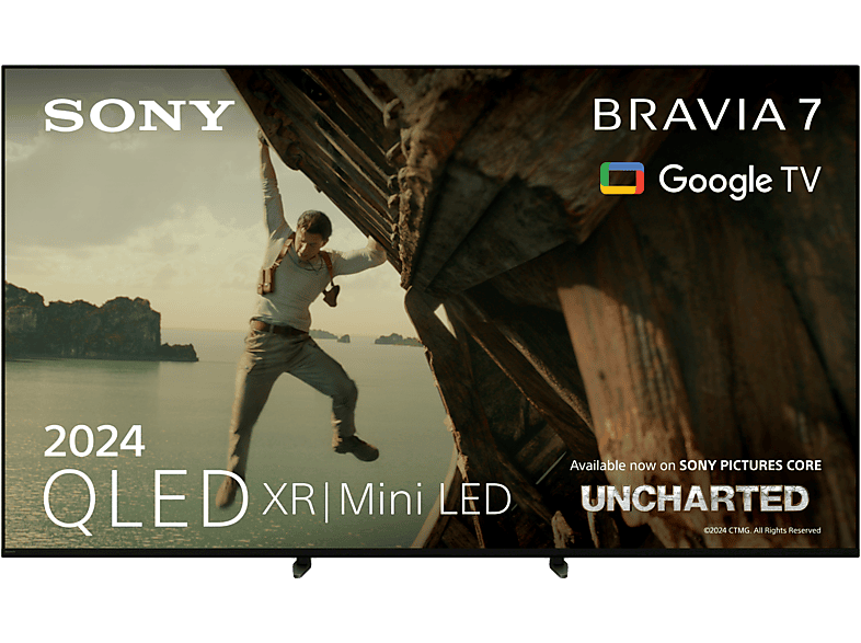 SONY K85XR70 BRAVIA 7 UHD 4K HDR Google QLED Mini LED TV 120 Hz, 215 cm