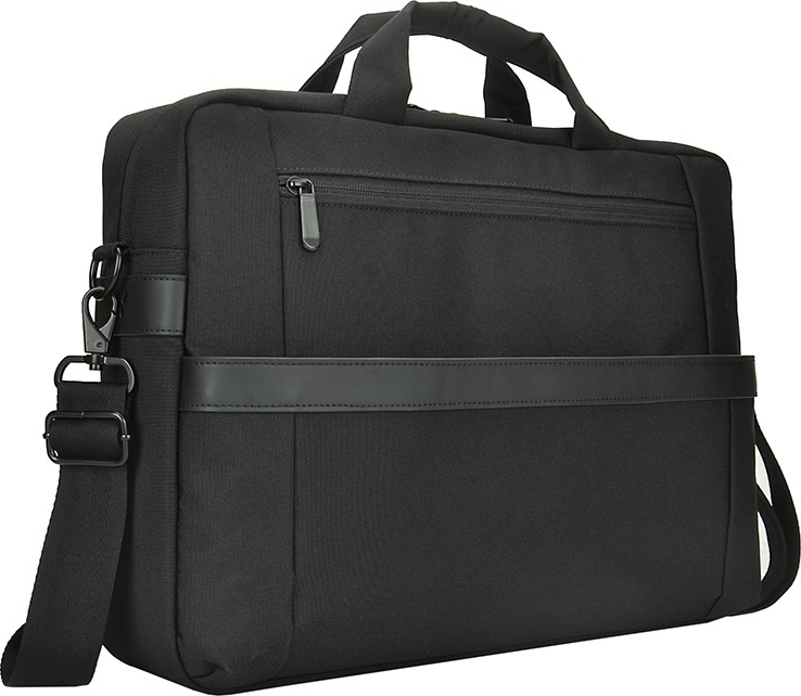 Borsa a tracolla in pelle nera fatta a mano: borsa messenger per laptop da 15 pollici - Italia