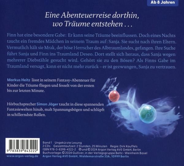 Buchcover mit Text auf Deutsch, mit einer blau-orangenen Illustration.