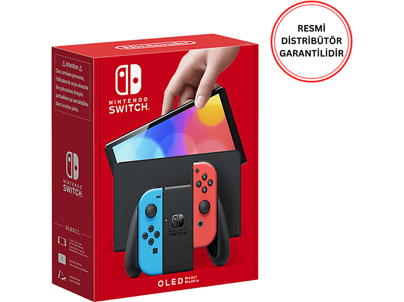 NINTENDO Switch Oled Konsol Kırmızı Mavi