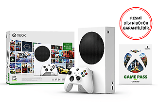 MICROSOFT Xbox Series S 512GB Oyun Konsolu + 3 Ay Gamepass Ultimate