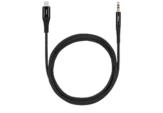 TTEC Aux - USB-C Ses Kablosu 100cm Siyah_0