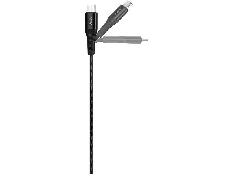 TTEC Aux - USB-C Ses Kablosu 100cm Siyah_2