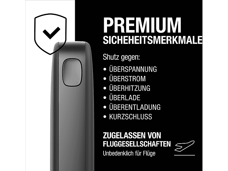 Thumbnail - FRESH N REBEL Powerbank, PD 20W Schnellladung, tragbar, Powerbank 18000 mAh Storm Grey