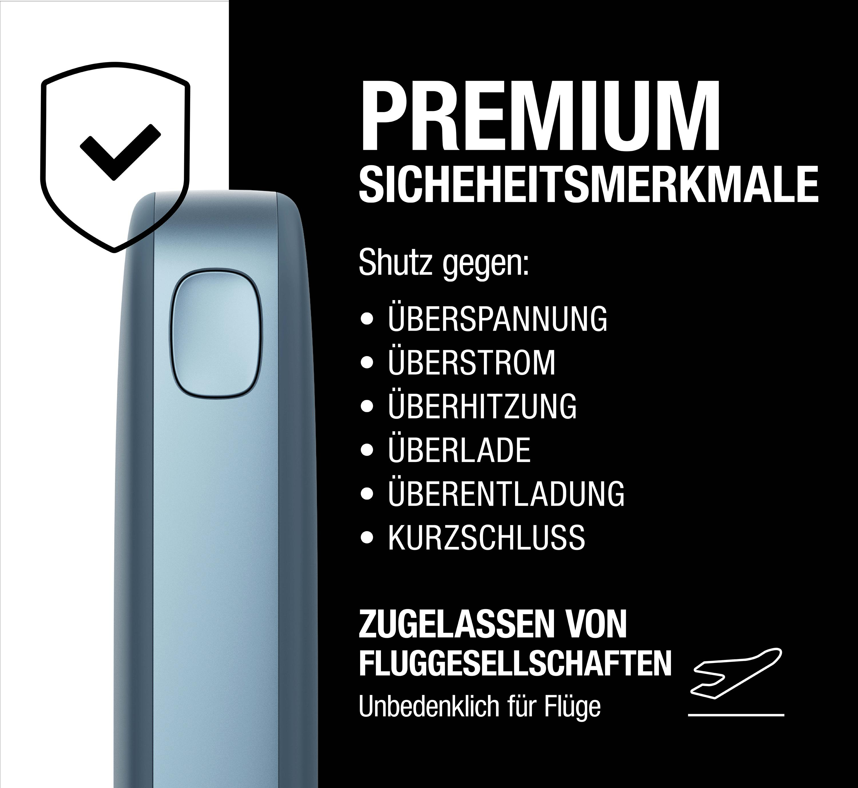 Nahaufnahme eines Schwarz-Weiß-Bildes mit Produktsicherheitsinformationen.