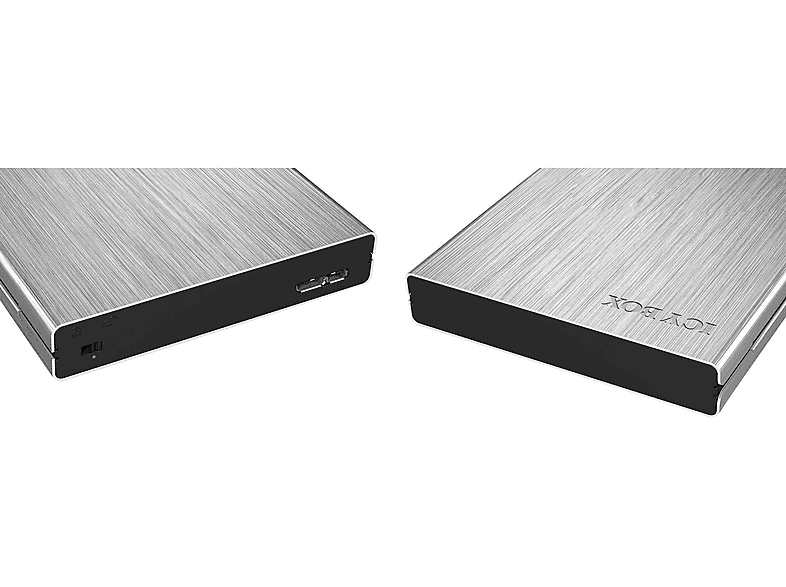 RAIDSONIC icy Box IB-241WP Externes Speichergehäuse, Anthrazit; Externes Festplattengehäuse — Foto 2 von 2