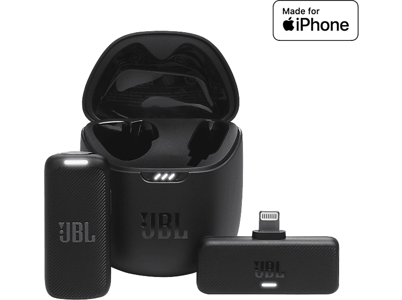 JBL Quantum Stream Wireless Lightning Yaka Mikrofonu Siyah