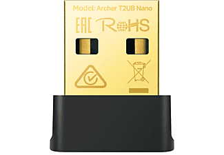 TP-LINK Archer T2UB Nano, AC600 Mbps, Çift Bant, Wi-Fi 5 & Bluetooth 4.2 USB Adaptör
