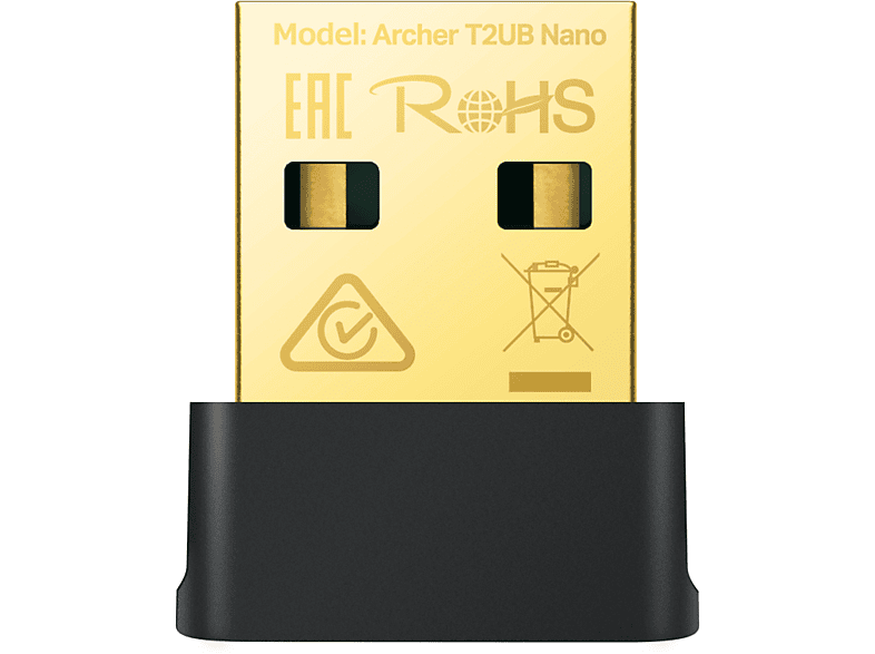 TP-LINK Archer T2UB Nano, AC600 Mbps, Çift Bant, Wi-Fi 5 & Bluetooth 4.2 USB Adaptör