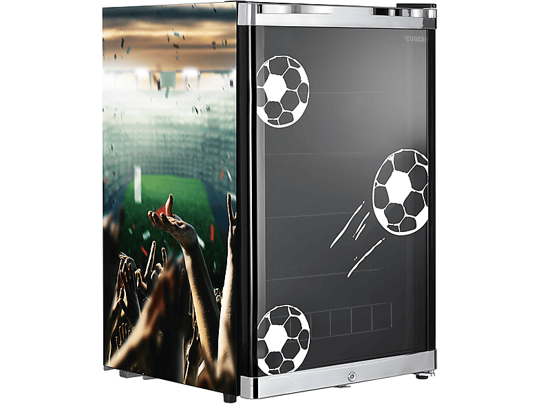 CUBES HC 258 E Getränkekühlschrank (115 l, E, 845 mm hoch, Schwarz)